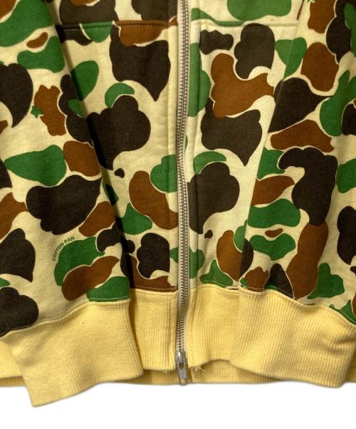 COTTON PAN（コットンパン）COTTON PAN (コットンパン) CAMO JIP PARKA イエロー×ブラウン サイズ:3の古着・服飾アイテム