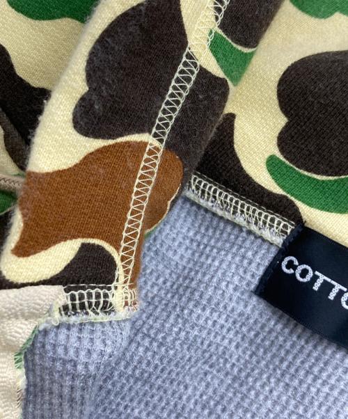 COTTON PAN（コットンパン）COTTON PAN (コットンパン) CAMO JIP PARKA イエロー×ブラウン サイズ:3の古着・服飾アイテム