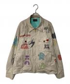 COTTON PANコットンパン）の古着「2nd Rall ワークジャケット」｜ベージュ