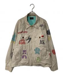 COTTON PAN（コットンパン）の古着「2nd Rall ワークジャケット」｜ベージュ