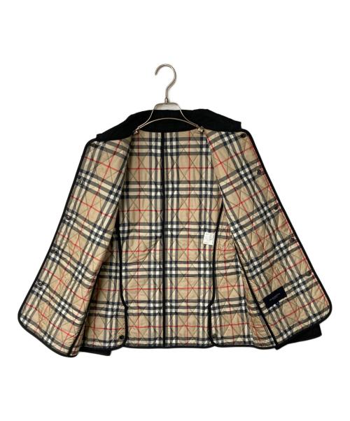 BURBERRY LONDON（バーバリーロンドン）BURBERRY LONDON (バーバリーロンドン) 裏ノバチェックキルティングジャケット ブラック サイズ:38の古着・服飾アイテム