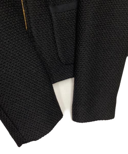 MACKINTOSH PHILOSOPHY（マッキントッシュ フィロソフィー）MACKINTOSH PHILOSOPHY (マッキントッシュ フィロソフィー) ノーカラージャケットスカートセットアップ ブラック サイズ:38の古着・服飾アイテム