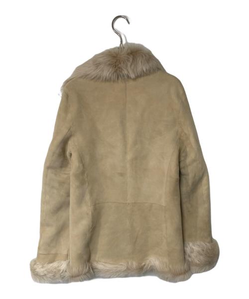 BURBERRY LONDON（バーバリーロンドン）BURBERRY LONDON (バーバリーロンドン) ムートンファーコート ベージュ サイズ:38の古着・服飾アイテム
