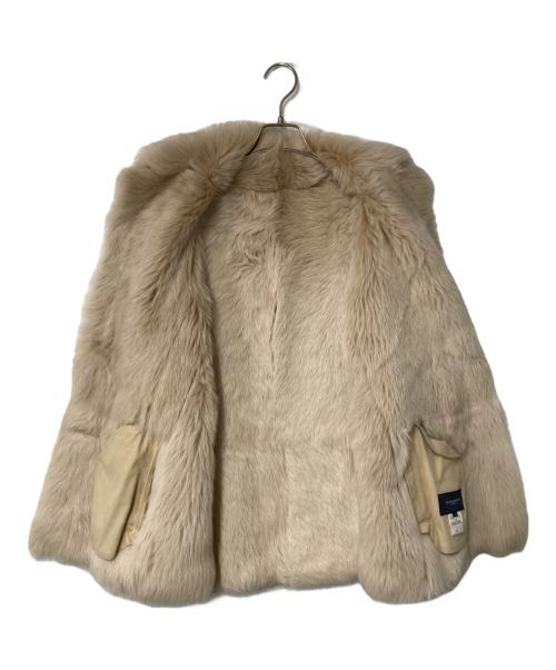BURBERRY LONDON（バーバリーロンドン）BURBERRY LONDON (バーバリーロンドン) ムートンファーコート ベージュ サイズ:38の古着・服飾アイテム