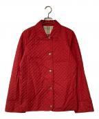 BURBERRY LONDONバーバリーロンドン）の古着「裏ノバチェックキルティングジャケット」｜レッド