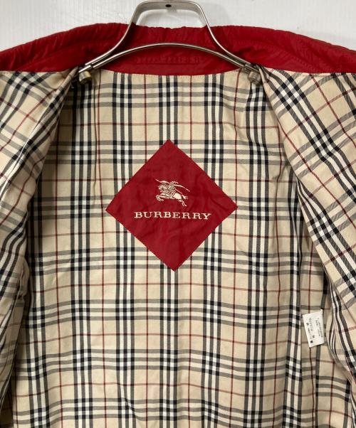 BURBERRY LONDON（バーバリーロンドン）BURBERRY LONDON (バーバリーロンドン) 裏ノバチェックキルティングジャケット レッド サイズ:9の古着・服飾アイテム
