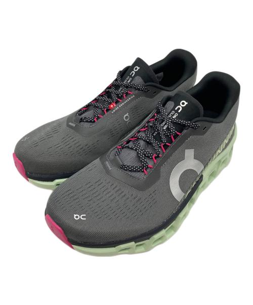 on（オン）On (オン) Cloudmonster 2 M Asphalt | Lima グレー×グリーン サイズ:/USM9.5/EU43/UK9/JP27.5の古着・服飾アイテム