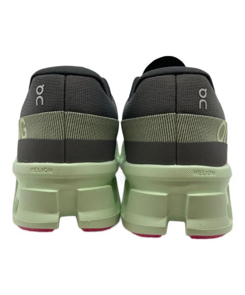 on（オン）On (オン) Cloudmonster 2 M Asphalt | Lima グレー×グリーン サイズ:/USM9.5/EU43/UK9/JP27.5の古着・服飾アイテム