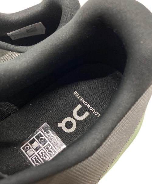on（オン）On (オン) Cloudmonster 2 M Asphalt | Lima グレー×グリーン サイズ:/USM9.5/EU43/UK9/JP27.5の古着・服飾アイテム