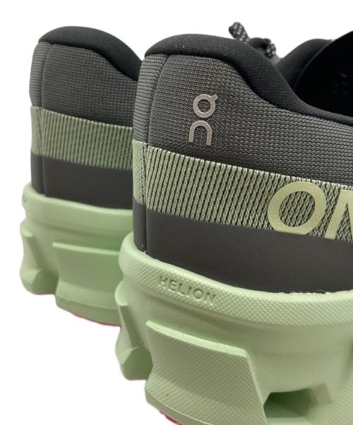 on（オン）On (オン) Cloudmonster 2 M Asphalt | Lima グレー×グリーン サイズ:/USM9.5/EU43/UK9/JP27.5の古着・服飾アイテム