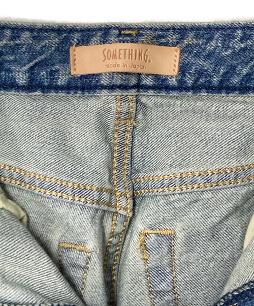 Something（サムシング）Something (サムシング) LISA ヴィンテージワイドデニムパンツ インディゴ サイズ:Sの古着・服飾アイテム