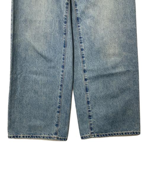 Something（サムシング）Something (サムシング) LISA ヴィンテージワイドデニムパンツ インディゴ サイズ:Sの古着・服飾アイテム
