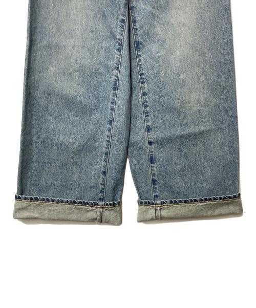 Something（サムシング）Something (サムシング) LISA ヴィンテージワイドデニムパンツ インディゴ サイズ:Sの古着・服飾アイテム