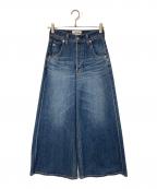 Somethingサムシング）の古着「LISA スーパーワイドパンツ」｜インディゴ