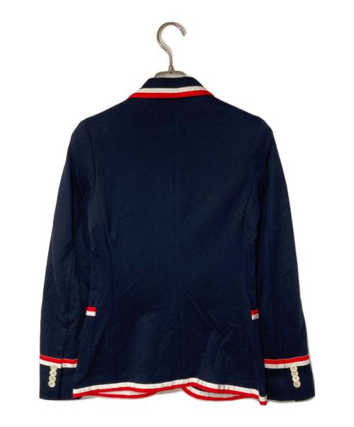 POLO RALPH LAUREN（ポロ・ラルフローレン）POLO RALPH LAUREN (ポロ・ラルフローレン) グログラントリム テリーブレザー ネイビーの古着・服飾アイテム