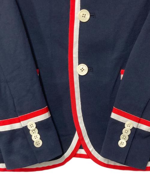 POLO RALPH LAUREN（ポロ・ラルフローレン）POLO RALPH LAUREN (ポロ・ラルフローレン) グログラントリム テリーブレザー ネイビーの古着・服飾アイテム