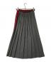 O'NEIL OF DUBLIN (オニールオブダブリン) チェック切替 プリーツラップスカート ブラック×レッド×グレー サイズ:34：10000円