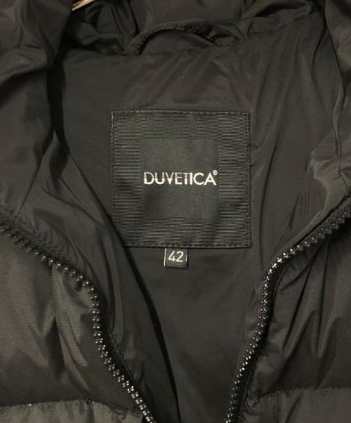 DUVETICA（デュベティカ）DUVETICA (デュベティカ) THIA STRETCH R/STOP フーデッドダウンジャケット ブラック サイズ:42の古着・服飾アイテム