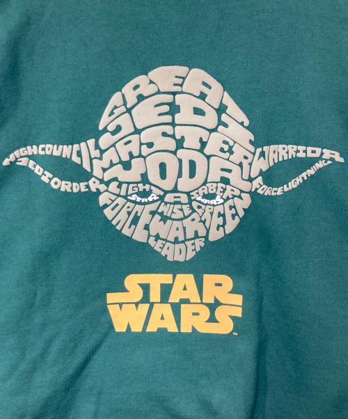 AVIREX（アヴィレックス）AVIREX (アヴィレックス) STAR WARS (スターウォーズ) STAR WARS COLLECTION CREWNECK SWEAT グリーン サイズ:Lの古着・服飾アイテム