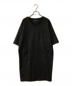 mizuiro-indミズイロインド）の古着「Vネックワンピース」｜ブラック