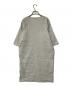 mizuiro-ind (ミズイロインド) リネン混Vネックワンピース グレー サイズ:Free：5000円