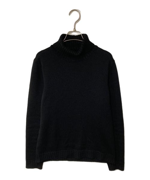 Zanone（ザノーネ）Zanone (ザノーネ) 5ゲージウールソリッドタートルネックニット DV/SLIM FIT ブラック サイズ:48の古着・服飾アイテム