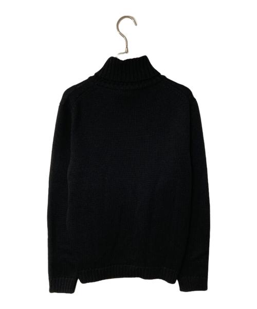 Zanone（ザノーネ）Zanone (ザノーネ) 5ゲージウールソリッドタートルネックニット DV/SLIM FIT ブラック サイズ:48の古着・服飾アイテム