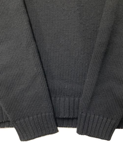 Zanone（ザノーネ）Zanone (ザノーネ) 5ゲージウールソリッドタートルネックニット DV/SLIM FIT ブラック サイズ:48の古着・服飾アイテム