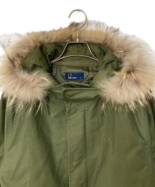 FRED PERRY（フレッドペリー）FRED PERRY (フレッドペリー) FISHTAIL PARKA オリーブ サイズ:M　チェスト92-100　身長175-185の古着・服飾アイテム
