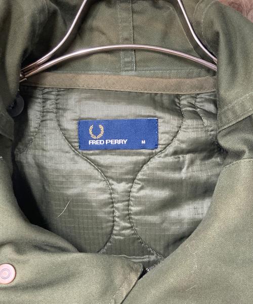 FRED PERRY（フレッドペリー）FRED PERRY (フレッドペリー) FISHTAIL PARKA オリーブ サイズ:M　チェスト92-100　身長175-185の古着・服飾アイテム