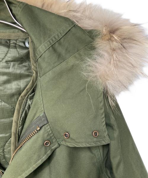 FRED PERRY（フレッドペリー）FRED PERRY (フレッドペリー) FISHTAIL PARKA オリーブ サイズ:M　チェスト92-100　身長175-185の古着・服飾アイテム