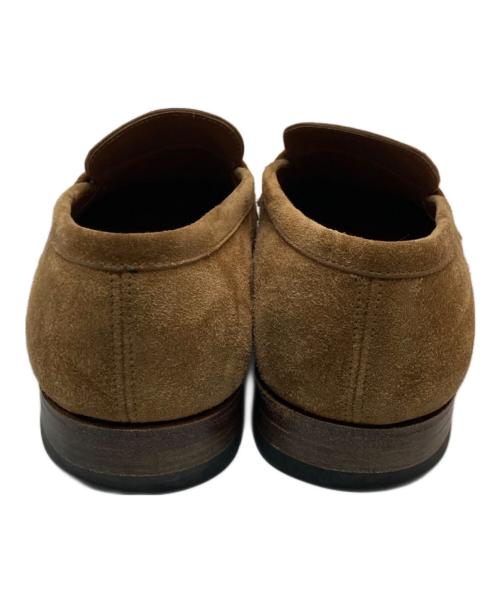 J.M.WESTON（ジェイエムウエストン）J.M.WESTON (ジェイエムウエストン) 180 Beachnut Suede Calf Leather Loafer ブラウン サイズ:5/Dの古着・服飾アイテム
