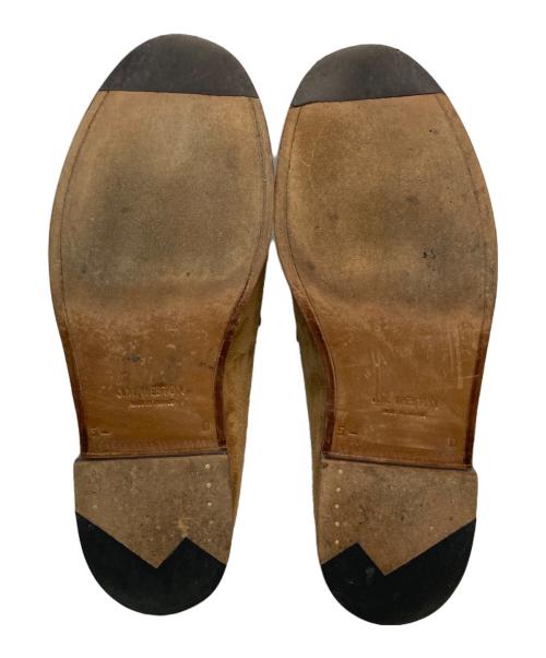 J.M.WESTON（ジェイエムウエストン）J.M.WESTON (ジェイエムウエストン) 180 Beachnut Suede Calf Leather Loafer ブラウン サイズ:5/Dの古着・服飾アイテム