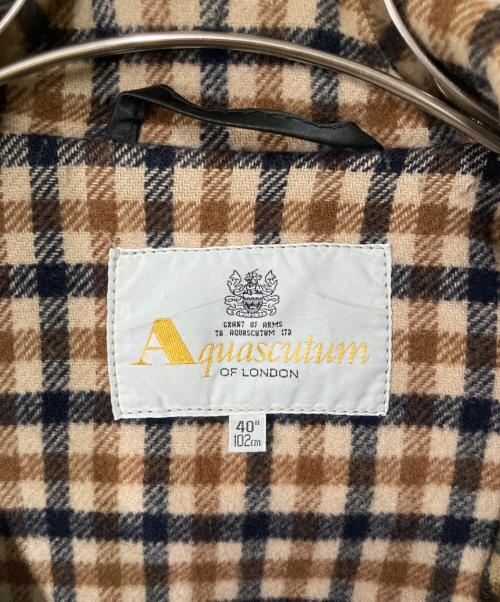 Aquascutum（アクアスキュータム）Aquascutum (アクアスキュータム) ダッフルコート ネイビー サイズ:40の古着・服飾アイテム