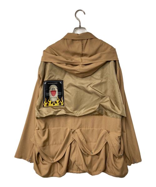 TENDER PERSON（テンダ―パーソン）TENDER PERSON (テンダ―パーソン) フーデッドブルゾン ブラウン サイズ:2の古着・服飾アイテム