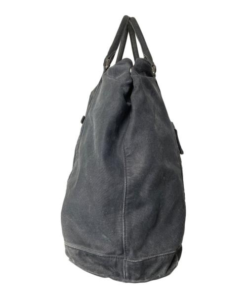 MIU MIU（ミュウミュウ）MIU MIU (ミュウミュウ) キャンバス 2WAYバッグ ブラックの古着・服飾アイテム