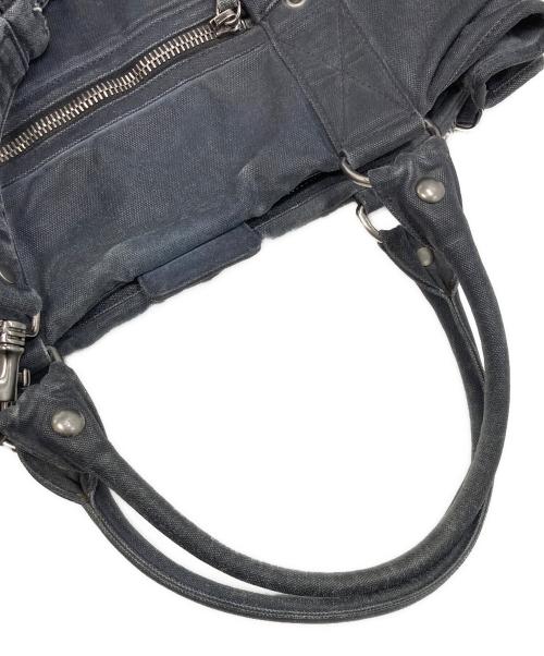 MIU MIU（ミュウミュウ）MIU MIU (ミュウミュウ) キャンバス 2WAYバッグ ブラックの古着・服飾アイテム