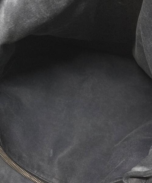 MIU MIU（ミュウミュウ）MIU MIU (ミュウミュウ) キャンバス 2WAYバッグ ブラックの古着・服飾アイテム