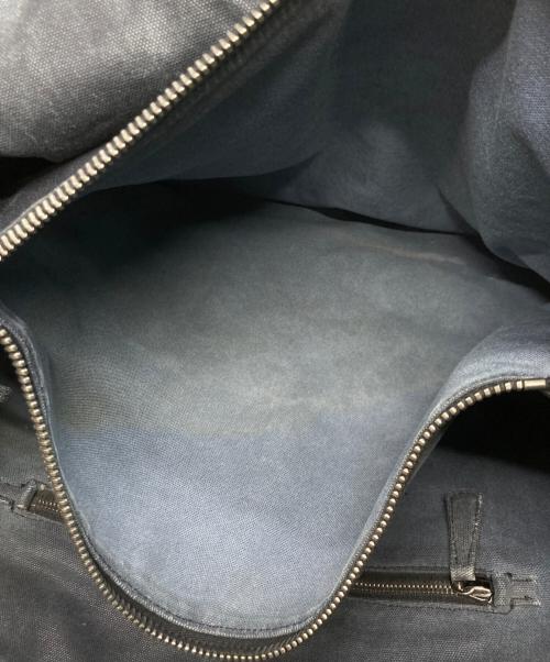 MIU MIU（ミュウミュウ）MIU MIU (ミュウミュウ) キャンバス 2WAYバッグ ブラックの古着・服飾アイテム