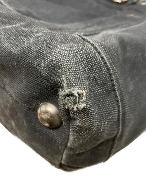 MIU MIU（ミュウミュウ）MIU MIU (ミュウミュウ) キャンバス 2WAYバッグ ブラックの古着・服飾アイテム