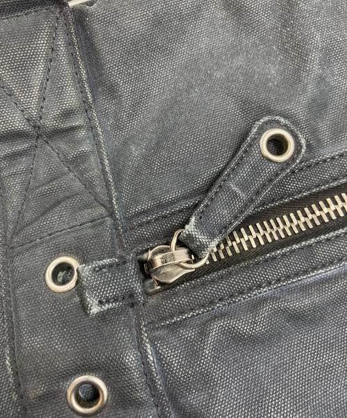 MIU MIU（ミュウミュウ）MIU MIU (ミュウミュウ) キャンバス 2WAYバッグ ブラックの古着・服飾アイテム