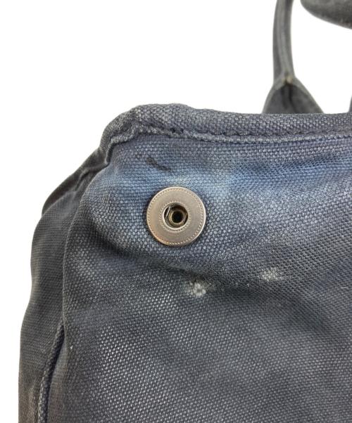 MIU MIU（ミュウミュウ）MIU MIU (ミュウミュウ) キャンバス 2WAYバッグ ブラックの古着・服飾アイテム