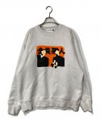 COTTON PANコットンパン）の古着「O&M 15.5ozクルーネックスウェット」｜グレー