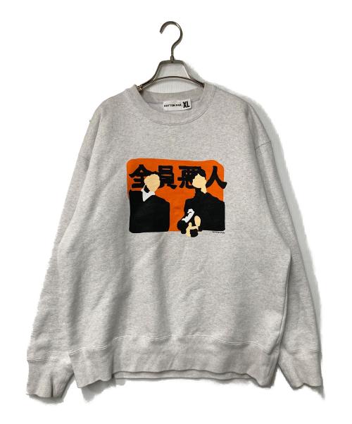 COTTON PAN（コットンパン）COTTON PAN (コットンパン) O&M 15.5ozクルーネックスウェット グレー サイズ:XLの古着・服飾アイテム