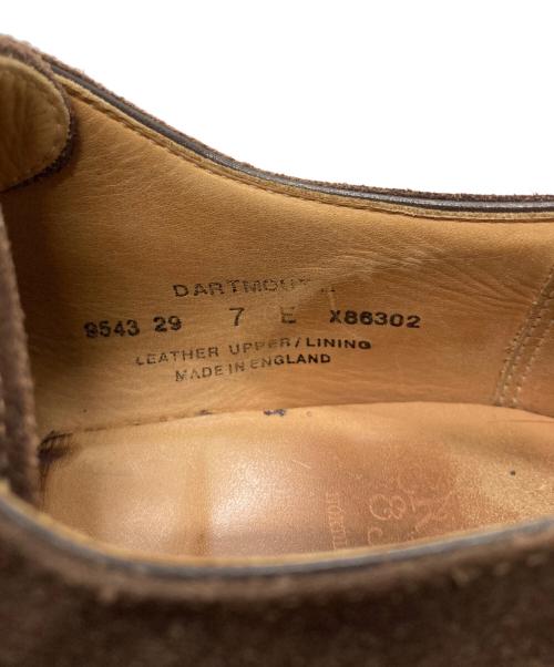 Crockett & Jones（クロケット＆ジョーンズ）Crockett & Jones (クロケット＆ジョーンズ) DARTMOUTH ブラウン サイズ:SIZE7の古着・服飾アイテム