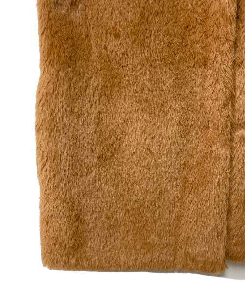 LE GLAZIK（ル グラジック）LE GLAZIK (ル グラジック) エコファー ベスト ブラウン サイズ:36の古着・服飾アイテム