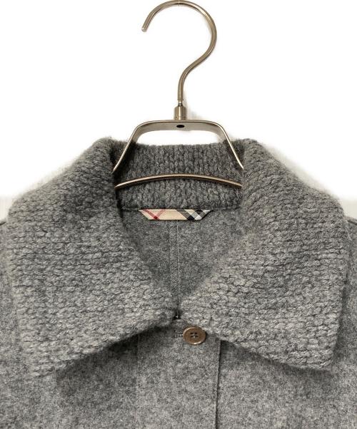 BURBERRY LONDON（バーバリーロンドン）BURBERRY LONDON (バーバリーロンドン) ニットジャケット グレー サイズ:40の古着・服飾アイテム