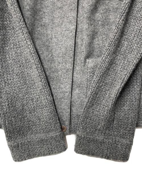 BURBERRY LONDON（バーバリーロンドン）BURBERRY LONDON (バーバリーロンドン) ニットジャケット グレー サイズ:40の古着・服飾アイテム