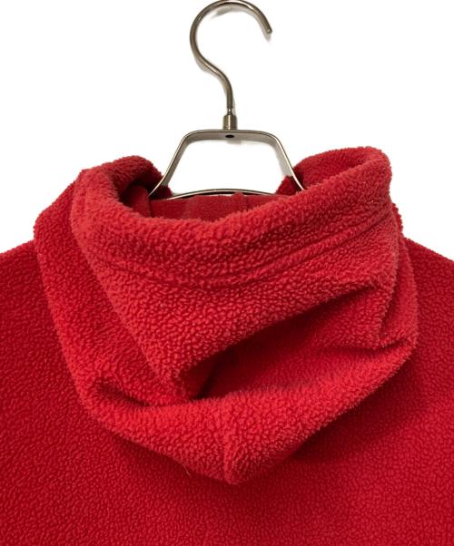 POLO RALPH LAUREN（ポロ・ラルフローレン）POLO RALPH LAUREN (ポロ・ラルフローレン) アーチロゴフリースパーカー レッド サイズ:XSの古着・服飾アイテム