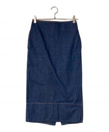 MADISON BLUE（マディソンブルー）の古着「デニムタイトスカート」｜インディゴ